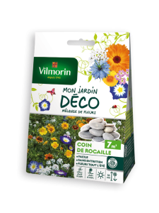 Coin Rocaille - 7 m² - Mélange de fleurs